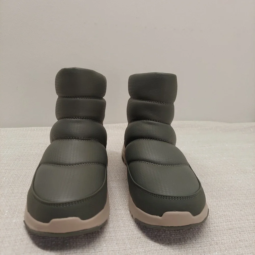 Skechers On-the-GO Olive Green Waterproof Boots 144776 Womens 7